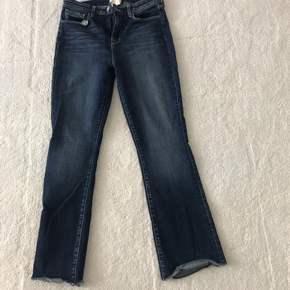 L'AGENCE Dark Blue Flare Jeans